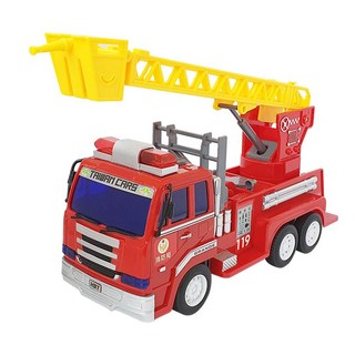 kidmate 孩子王 台灣好車隊 聲光雲梯車, Red, 1盒