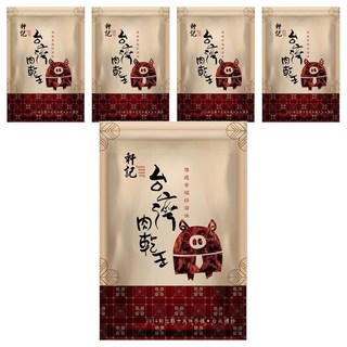 軒記台灣肉乾王 辣味豬肉絲, 160g, 5包