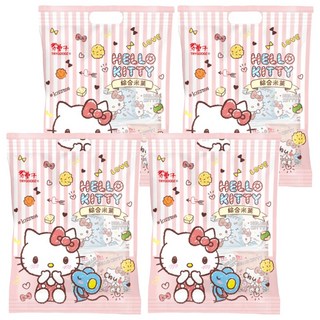 TRYGOODZ 翠菓子 HELLO KITTY 旅行米果, 196g, 4袋