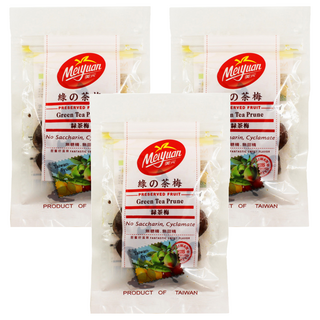 美元蜜餞 綠の茶梅, 70g, 3包