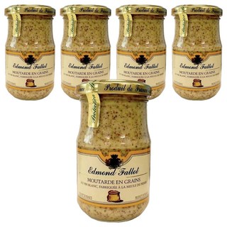 Edmond Fallot 全穀芥末籽醬, 205g, 5個