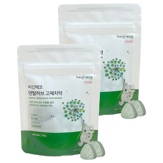 Begineco Dental Hub 固體牙膏 40錠, 28g, 2個