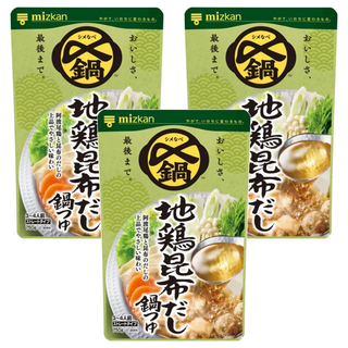 mizkan 味滋康 雞昆布鍋高湯, 750g, 3包