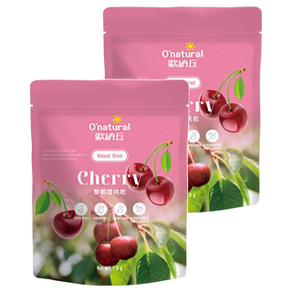 O'natural 歐納丘 天然整顆櫻桃乾, 70g, 2包