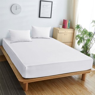 Blue Cat 藍貓 3M專利100%防水保潔墊 - 床高30±3CM, 雙人標準5尺, 白色