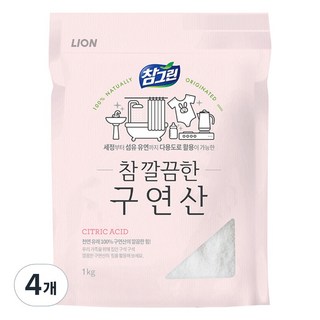 참그린 참 깔끔한 구연산 주방세제, 1kg, 4개