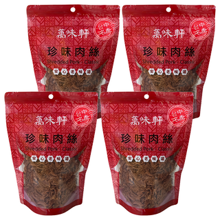萬味軒 珍味豬肉絲 台中名產, 300g, 4包