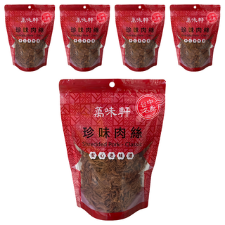 萬味軒 珍味豬肉絲 台中名產, 300g, 5包