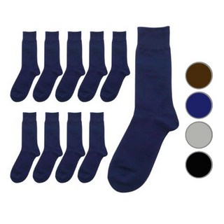 이지레그 남성용 긴목 무지 정장 신사양말 10켤레