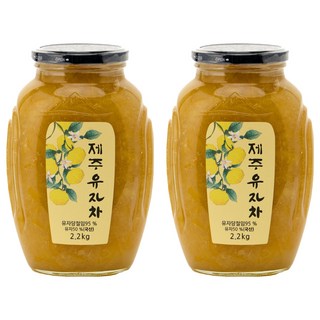 다하 제주 유자차, 2.2kg, 1개입, 2개