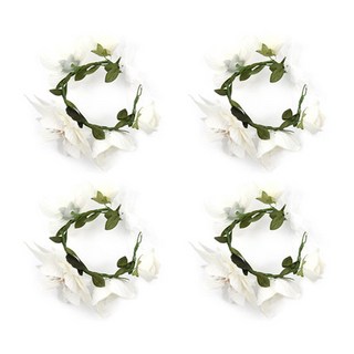 婚禮花手環, 可愛白, 4個