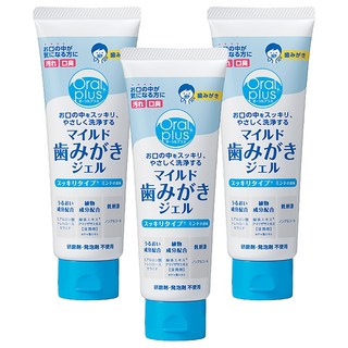Asahi 朝日 口腔護理溫和牙膏凝膠 100g 溫和不刺激 清新口氣, 3條