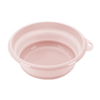 Kinyo 摺疊盆 小 5L, 粉色, 1個