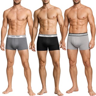 Calvin Klein 凱文克萊 underwear Cotton 棉質合身四角平口內褲3件組 NP28360-900