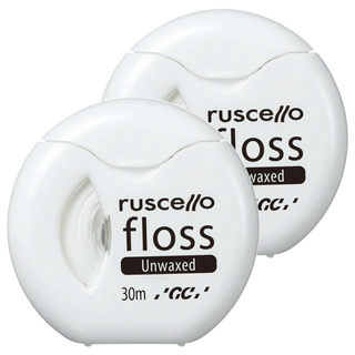 GC Ruscello Floss 牙線 無蠟 小, 30m, 1個, 2個