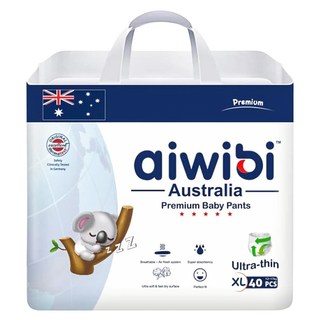 aiwibi 愛薇彼 零觸感瞬吸褲型紙尿褲 12~17kg, XL, 40片