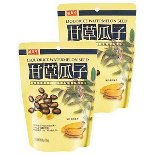 盛香珍 甘草瓜子 全素, 180g, 2包