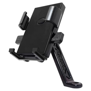 iLeco 超穩機車後視鏡手機架 最大支援 6.7 吋手機 鋁合金支撐, MBYK-HD05, 黑色