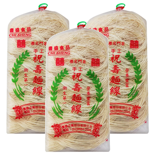 耆盛食品 金門手工麵線, 300g, 3包