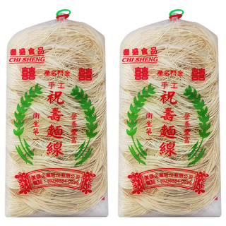 耆盛食品 金門手工麵線, 300g, 2包