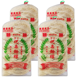 耆盛食品 金門手工麵線, 300g, 4包