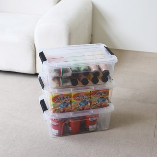 아이리스 리빙박스 DDTB, 투명, 16L, 3개