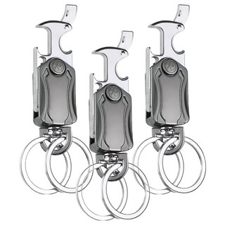 小麥購物 多功能鑰匙扣 G817 48g, 3個, 銀色