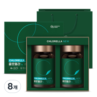 DAESANG Wellife 小球藻片新品(200mgx700片, 700顆, 8罐