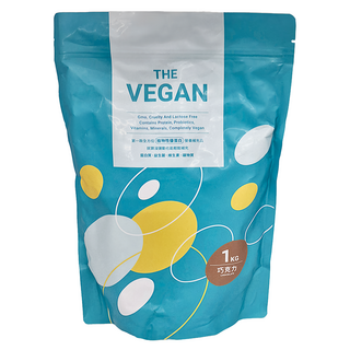 THE VEGAN 樂維根 植物性優蛋白 巧克力, 1kg, 1包