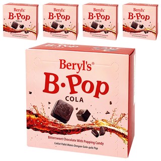 Beryl's 跳跳糖苦甜巧克力 可樂味 50g, 5盒