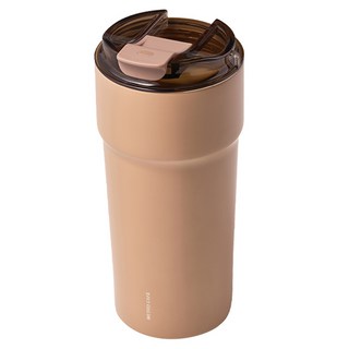 LocknLock 樂扣樂扣 Metro Cafe 陶瓷塗層保溫隨行杯, 650ml, 可可色, 1個