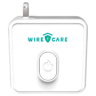 正德防火 WIRECARE 宅電防護員 插座檢測器, 台灣規格, 可摺疊收納, 1台