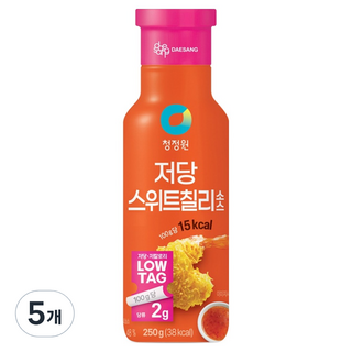 清淨園 低糖甜辣醬, 5個, 250g