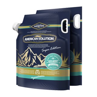 아메리칸솔루션 벤토나이트 고양이 모래, 9.07kg, 2개, 아쿠아민트