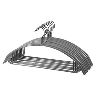 코멧 홈 어깨 뿔 방지 논슬립 옷걸이, 그레이, 10개