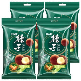 KAISER 甘百世 榛子巧克力 精選烘焙香脆果仁 粒粒飽滿 台灣製造, 70g, 4包