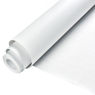 WA WALL ART 防水自黏壁紙 PVC材質, 雪白色