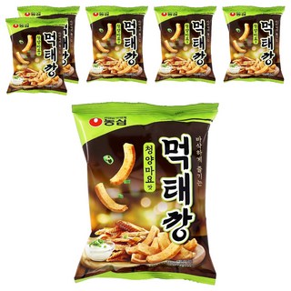 Muktaekkang 明太魚乾風味脆餅 青陽辣椒美乃滋口味, 6包, 60g