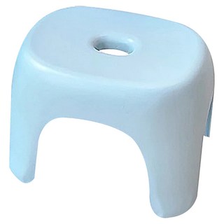 bebehome 清新簡約風加厚家用小凳子 大款 PP材質 35x27x25公分, 天空藍, 1個