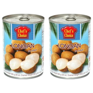 Chef's Choice Foods 龍眼水果罐頭, 2個, 565g