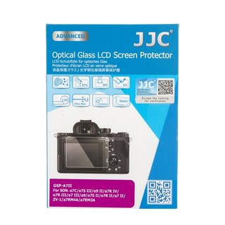 JJC SONY A7C/A7S3/A7M3/ZV-1/A9M2/A7R4相機9H鋼化玻璃螢幕貼, GSP-A7II, 1個