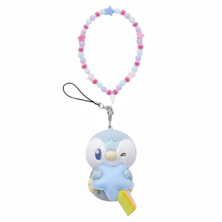TAKARA TOMY A.R.T.S pokepeace絨毛掛鍊-波加曼, 1入, 藍色