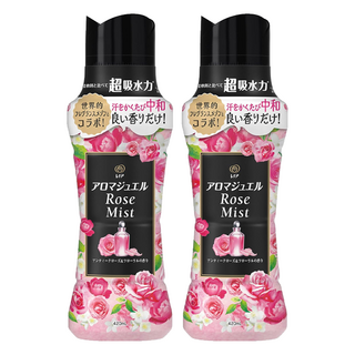 Lenor 蘭諾 日本原裝進口 衣物芳香豆 神秘玫瑰香, 420ml, 2瓶