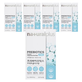 naturalplus 果寡糖益生菌粉隨身包, 5盒, 150g