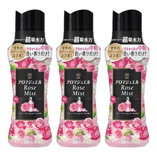Lenor 蘭諾 日本原裝進口 衣物芳香豆 神秘玫瑰香, 420ml, 3瓶