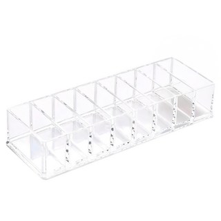 小麥購物 壓克力眼影收納盒 Y618 253g 2個, 透明色, 1層
