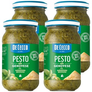 DE CECCO 得科 羅勒青醬 利古里亞地區傳統醬料, 190g, 4罐