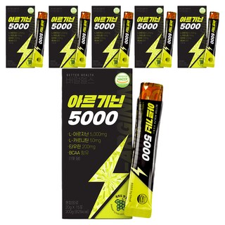 더존건강 배럴헬스 아르기닌 5000 15p, 300g, 6개