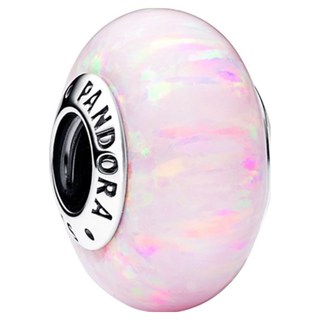 Pandora 女性蛋白石光澤粉紅串飾 791691C03 +提袋+留言卡+品質保證書
