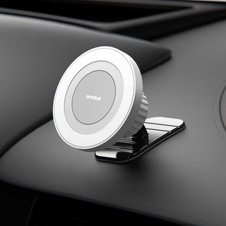 iamdue MagSafe磁吸頭車用支架, 白色, 1個